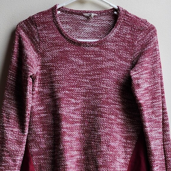 Lucky Brand Red/Cream Textile Knit Flowing Jersey Size Small - Picture 5 of 12